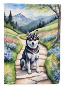 Alaskan Klee Kai Spring Garden Garden Flag Mailbox Flag Decorative Yard Flag Banner Outside Patio Artwork Yard Flower Beds, Garden Size, Multicol