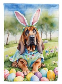 Bloodhound Easter Egg Hunt Garden Flag Mailbox Flag Decorative Yard Flag Banner Outside Patio Artwork Yard Flower Beds, Garden Size, Multicolor