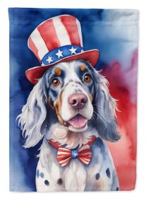 English Setter Patriotic American Garden Flag Mailbox Flag Decorative Yard Flag Banner Outside Patio Artwork Yard Flower Beds, Garden Size, Multi