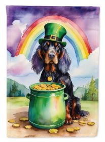 Gordon Setter St Patrick's Day Garden Flag Mailbox Flag Decorative Yard Flag Banner Outside Patio Artwork Yard Flower Beds, Garden Size, Multicol