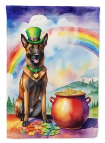Belgian Malinois St Patrick's Day Garden Flag Mailbox Flag Decorative Yard Flag Banner Outside Patio Artwork Yard Flower Beds, Garden Size, Multi