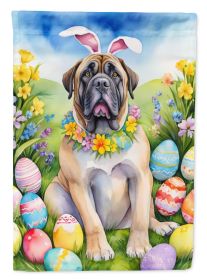 Mastiff Easter Egg Hunt Garden Flag Mailbox Flag Decorative Yard Flag Banner Outside Patio Artwork Yard Flower Beds, Garden Size, Multicolor