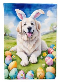 Great Pyrenees Easter Egg Hunt Garden Flag Mailbox Flag Decorative Yard Flag Banner Outside Patio Artwork Yard Flower Beds, Garden Size, Multicol
