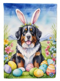 Bernese Mountain Dog Easter Egg Hunt Garden Flag Mailbox Flag Decorative Yard Flag Banner Outside Patio Artwork Yard Flower Beds, Garden Size