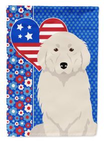 Great Pyrenees USA American Garden Flag Mailbox Flag Decorative Yard Flag Banner Outside Patio Artwork Yard Flower Beds, Garden Size, Multicolor