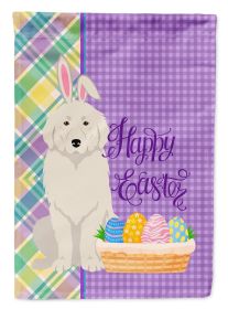 Great Pyrenees Easter Garden Flag Mailbox Flag Decorative Yard Flag Banner Outside Patio Artwork Yard Flower Beds, Garden Size, Multicolor