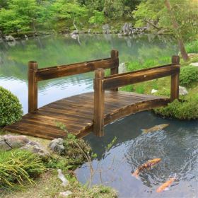 Wooden Garden Bridge Arc Footbridge ( Amazon Shipping)(Prohibited by WalMart)