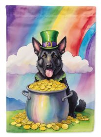 German Shepherd St Patrick's Day Garden Flag Mailbox Flag Decorative Yard Flag Banner Outside Patio Artwork Yard Flower Beds, Garden Size, Multic (Default: Default)