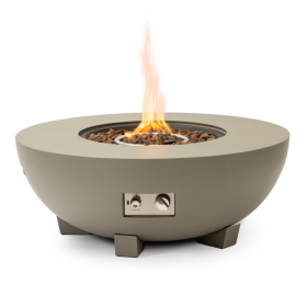 36-inch Round Fire Pit (Option: Gray)